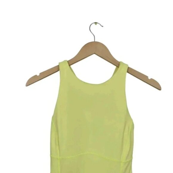 Lululemon Court Crush Dress Electric Lemon Tennis Pickle Ball Size 4 - Picture 7 of 12